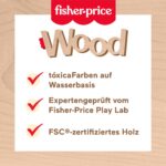 Fisher-Price Holz Homeoffice-Spielset – 9 Teile Büro Rollenspiel ab 3 Jahren – Bild 4