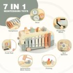 Vanplay 7 in 1 Montessori Holzspielzeug – Motoriktraining & musikalische Entwicklung ab 1 Jahr – Bild 3