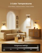 FULEN LED-Wandleuchte 2er Set mit 18 Farbmodi & 8000mAh Akku – Kabellos & Dimmbar – Bild 4