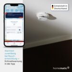 Homematic IP Rauchwarnmelder HmIP-SWSD-2 mit Q-Label – Intelligente Rauchmelder mit App-Kontrolle – Bild 2