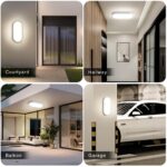 Letlit LED Kellerleuchte 18W 1500lm – IP54 Feuchtraumlampe Neutralweiss 4000K – Bild 7