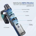 Olvy Turbo A10 Akku Staubsauger Kabellos – 35 KPa Saugkraft mit Wischfunktion – Bild 7