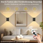 Toowell Akku-Wandleuchte mit Bewegungsmelder & Fernbedienung – 2er Set, 5000mAh – Bild 3