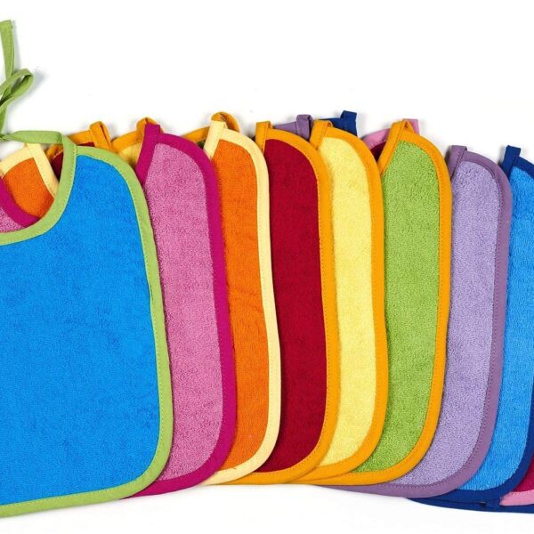 KiGATEX Babylätzchen 10er Pack, 30 x 40 cm – OEKO-TEX® zertifiziert für Babys