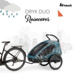 hauck Regenverdeck für Dryk Duo & Dryk Duo Plus – Fahrradanhänger Regenschutz – Bild 2