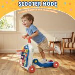 HYES 5-in-1 Lauflernwagen mit Musik & abnehmbarem Spielboard – Lauflernhilfe für Babys – Bild 8