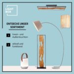 Lightbox Wandleuchte Seegras 26x23 cm – Dimmbare Design-Leuchte für stilvollen Wohnraum – Bild 7