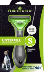 FURminator deShedding-Tool Grösse S Kurzhaar – Unterfellbürste für kleine Hunde – Bild 2