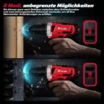 Rivlox 20V Akku-Bohrschrauber Set mit 35Nm & 2x2000mAh – Komplettset für DIY & Reparaturen – Bild 7