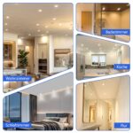 JESLED LED Einbaustrahler 230V 6er Set – 5W Dimmbar 3CCT 770LM IP54 für Bad & Küche – Bild 9