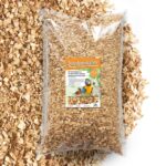 Terra Discount Bucheneinstreu 15 kg – Hochsaugfähiges Vogeleinstreu für Käfige & Volieren