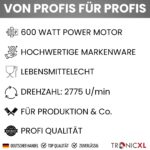 TronicXL 600W Kombischleifer – Profi-Messerschleifer mit Schleifband & Polierscheibe – Bild 3
