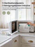Grownsy 5-in-1 Dampfsterilisator & Trockner – 6-8 Flaschen in 8 Min. für Babys – Bild 8