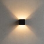 SSC-LUXon EPITA Wandleuchte 2er Set – Up & Down G9 Wandlampe schwarz-gold – Bild 6