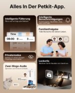 PETKIT YumShare Dual-Hopper Futterautomat mit KI-Gesichtserkennung – Smart Pet Feeder für Katzen & Hunde – Bild 9