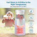 Bellababy Flaschenwärmer Tragbar – USB-Flaschenwärmer mit Temperaturregelung für Unterwegs – Bild 3