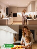 HOMEOW 20er Set LED Einbaustrahler 230V 68–90mm – 5W Spots mit Farbtemperatur-Wahlschalter – Bild 8