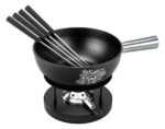 KUHN RIKON Käsefondue Set Alpenliebe 22cm – Komplettes Aluminium Fondue für Induktion