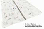 Chilsuessy Sommerschlafsack 110cm für Babys – 100% Baumwolle, atmungsaktiv & sicher – Bild 3