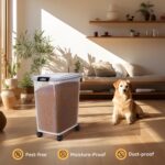 Nobleza 40L Futterbehälter mit Rädern – Luftdichter Futtercontainer für Hunde & Katzen – Bild 2