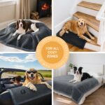 luciphia Wasserdichte Hundedecke – Reversible Sherpa-Fleece für Sofa, Couch & Auto – Bild 5