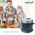 Korona Reiskocher 58011 mit Dampfgarer – Digitaler Reiskocher mit Warmhaltefunktion – Bild 9