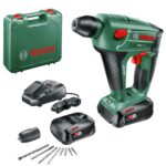 Bosch UneoMaxx Akku-Bohrhammer 18V – Kompakt-Meisselhammer mit 2 Akkus & Koffer
