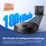 Ultenic T20 Pro Saugroboter mit Wischfunktion 8000 Pa & Absaugstation 3,5 L – Bild 7