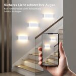 OOWOLF Wandleuchte 18W 29,5cm – Up & Down mit 3 Farbtemperaturen für Innenräume – Bild 3