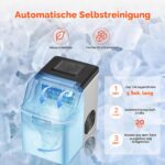 VEVOR Eiswürfelmaschine 24 Würfel in 15 Min – 20,4 kg/24h Eisproduktion für Küche & Bar – Bild 4