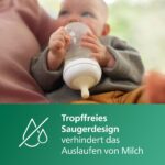 Philips AVENT Natural Response Glas-Babyflasche 2 x 240 ml – Stillfreundlich für 3–6 Monate – Bild 4