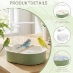 BAODBF Automatische Vogeldusche mit USB Kreislaufsystem – Vogelbad für Wellensittiche & Papageien – Bild 4