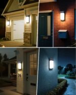 LOTMOS Aussenwandleuchte mit Bewegungsmelder 16W 1600LM – IP65 Wasserdicht für Terrasse & Eingang – Bild 7