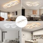 MYCUL LED Deckenlampe 48W dimmbar – Ringform Deckenleuchte 86cm mit Fernbedienung & APP – Bild 2
