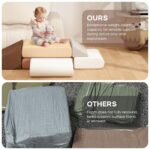 BanaSuper Schaumstoff Softbausteine XXL – 7er Set mit Rutschfester Unterseite für Kinder – Bild 7