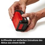 Einhell PXC 18 V 4,0 Ah Akku-Twinpack – 2 Li-Ion Akkus für Power X-Change Geräte – Bild 8