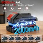 Sundpey Akkuschrauber 21V 45Nm – Bohrschrauber mit Makita-Kompatibilität für Heimwerker – Bild 4