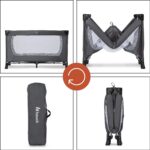 Hauck Reisebett Dream N Play Plus 120 x 60 cm – Faltbares Babybett mit Transporttasche – Bild 6