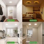 zemty 22cm LED Deckenleuchte dimmbar – 1500 Lumen mit Fernbedienung & Nachtlicht – Bild 7