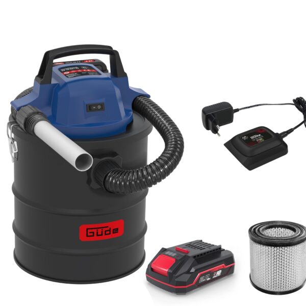 Güde AS 18-201-05 Akku-Aschesauger 18V – Mobil & Kraftvoll für Kamin & Grill