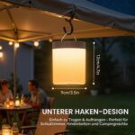 Auxmir LED Nachttischlampe Dimmbar mit Fernbedienung – 3000mAh USB-Akku, 13 Farben, 5 Modi – Bild 8