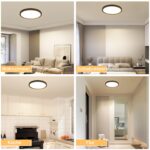 muyuua LED Deckenlampe Ø22cm 15W – Warmweiss IP44 für Bad, Küche & Flur – Bild 8