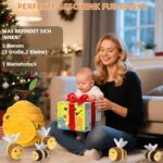 VORENUS Baby Bienenstock Spielzeug 6-12 Monate – Montessori Motorikspielzeug mit 5 Bienen – Bild 8