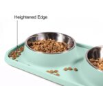 L.D.Dog Katzenfutternäpfe mit Silikonmatte – Rutschfest & Auslaufsicher für Katzen – Bild 2