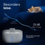 PRETTYPAW Katzenbrunnen Kabellos 3L mit Bewegungsmelder – Intelligenter Trinkbrunnen für Katzen – Bild 4
