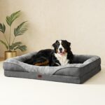 EHEYCIGA Orthopädisches Hundebett 106.5x76cm – Memory Foam Hundesofa mit Waschbarem Bezug – Bild 9