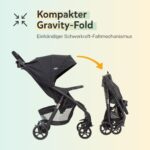 Joie muze lx Kinderwagen – Geburt bis 3 Jahre mit Einhand-Faltung & Babyschale – Bild 5