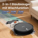 VersLife L6 Saugroboter mit Wischfunktion – 4000Pa Saugkraft & 120 Min Laufzeit – Bild 4