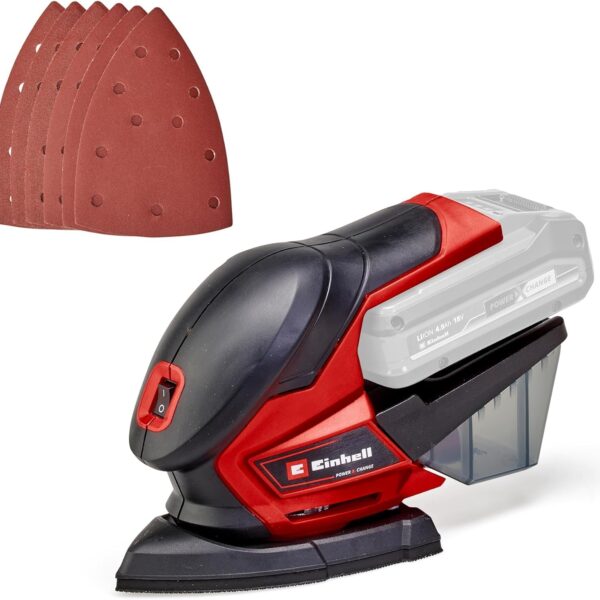 Einhell Akku-Multischleifer TE-OS 18/150 Li-Solo – 18V Schleifmaschine Power X-Change
