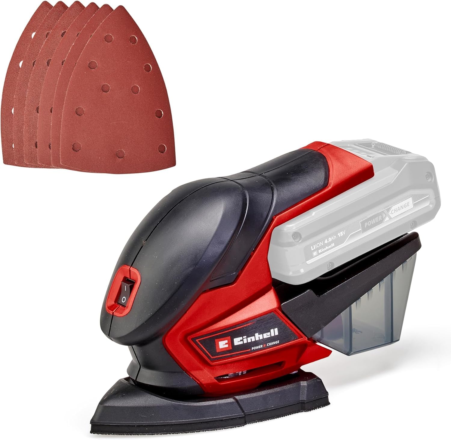 Einhell Akku-Multischleifer TE-OS 18/150 Li-Solo – 18V Schleifmaschine Power X-Change